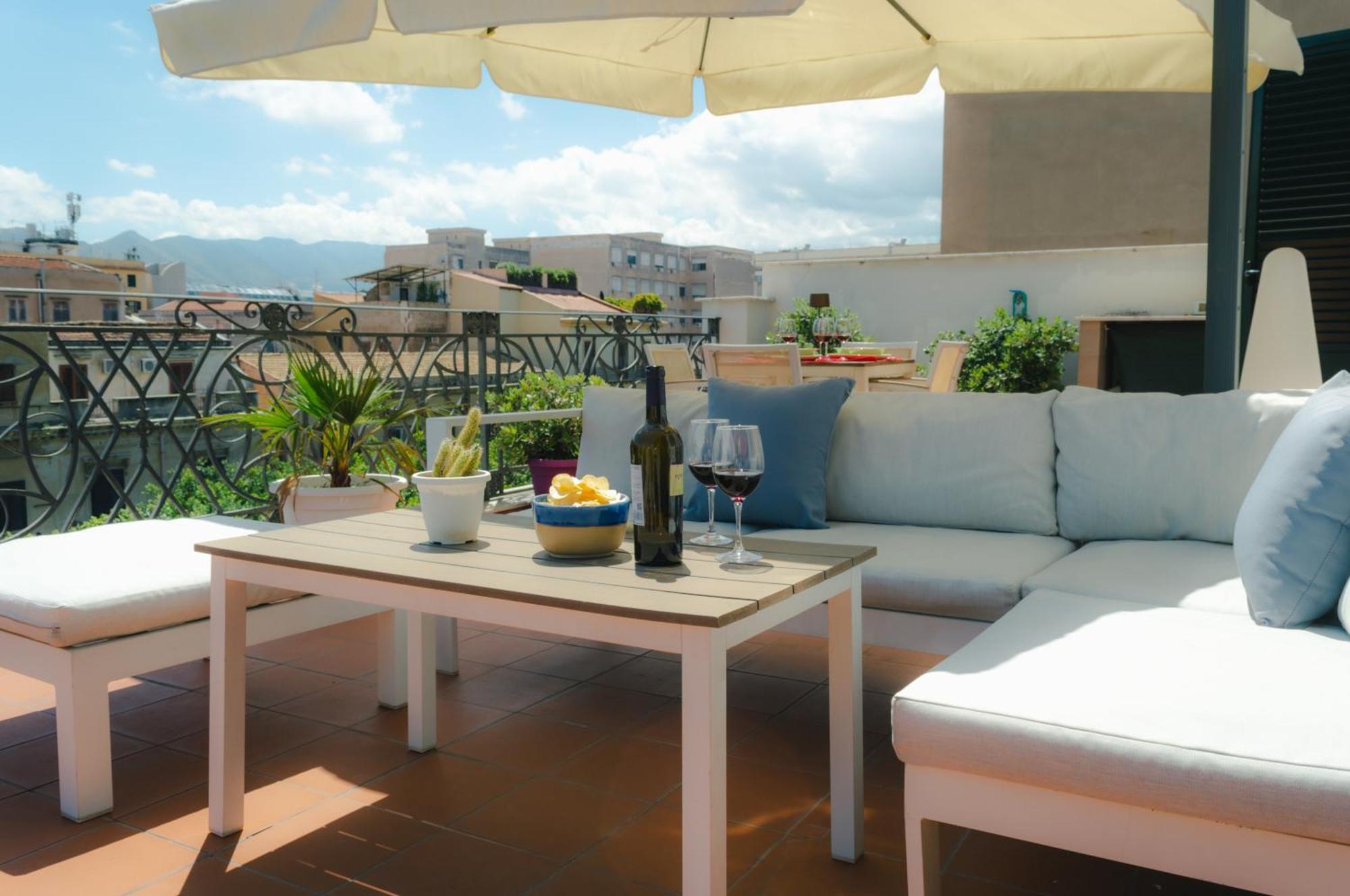 Terrazza Massimo Lejlighed Palermo Eksteriør billede