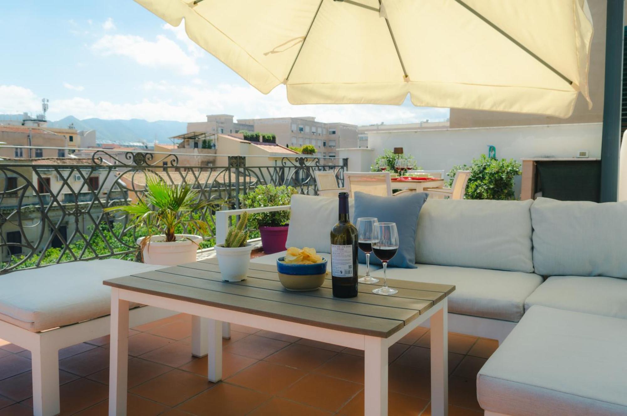 Terrazza Massimo Lejlighed Palermo Eksteriør billede